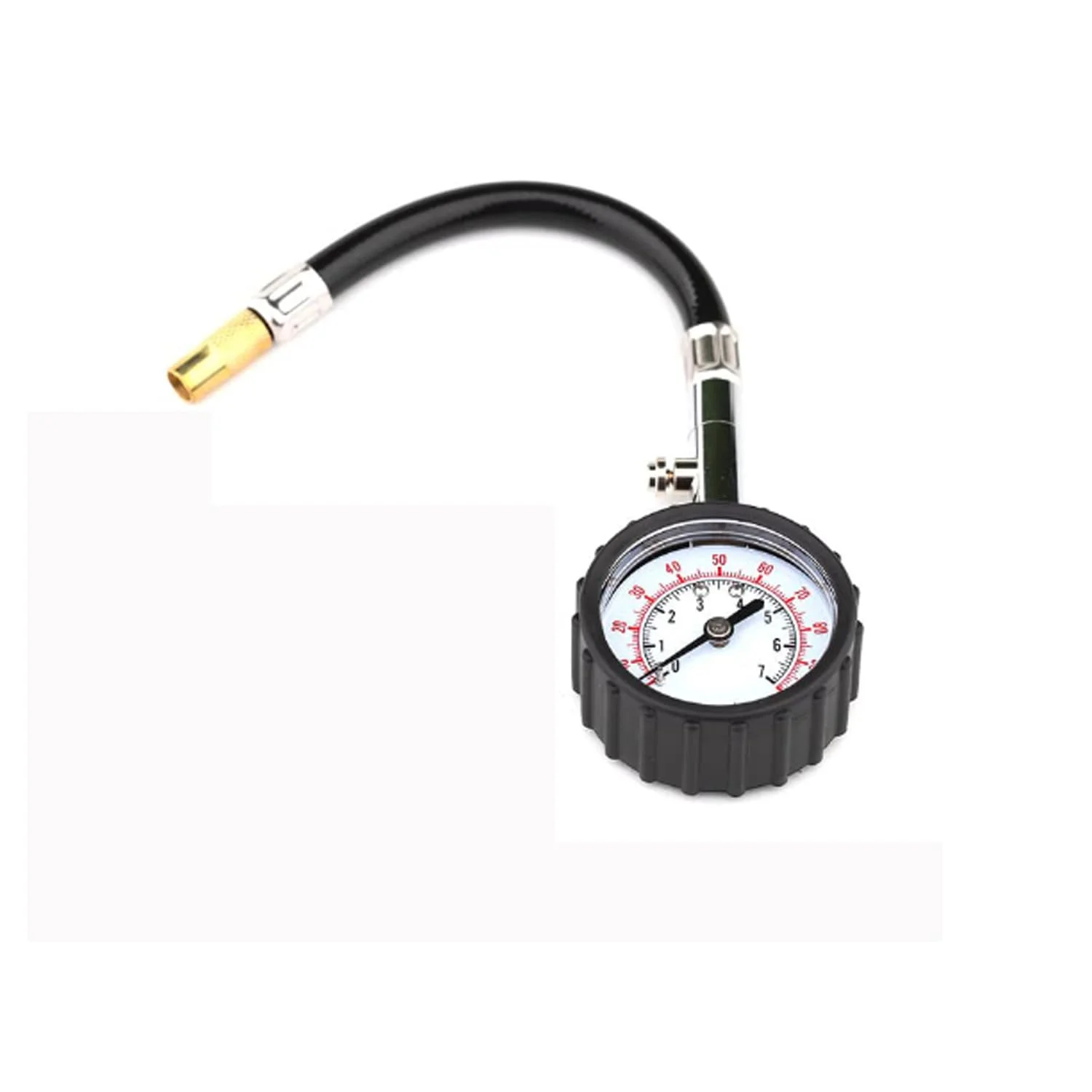 فشارسنج باد تایر خودرو با صفحه نمایش 100PSI، فشارسنج مکانیکی برای افزایش ایمنی تایر، مناسب برای کامیون، SUV، خودرو، موتورسیکلت و غیره فشارسنج باد تایر خودرو با صفحه نمایش 100PSI، فشارسنج مکانیکی برای افزایش ایمنی تایر، مناسب برای کامیون، SUV، خودرو، موتورسیکلت و غیره