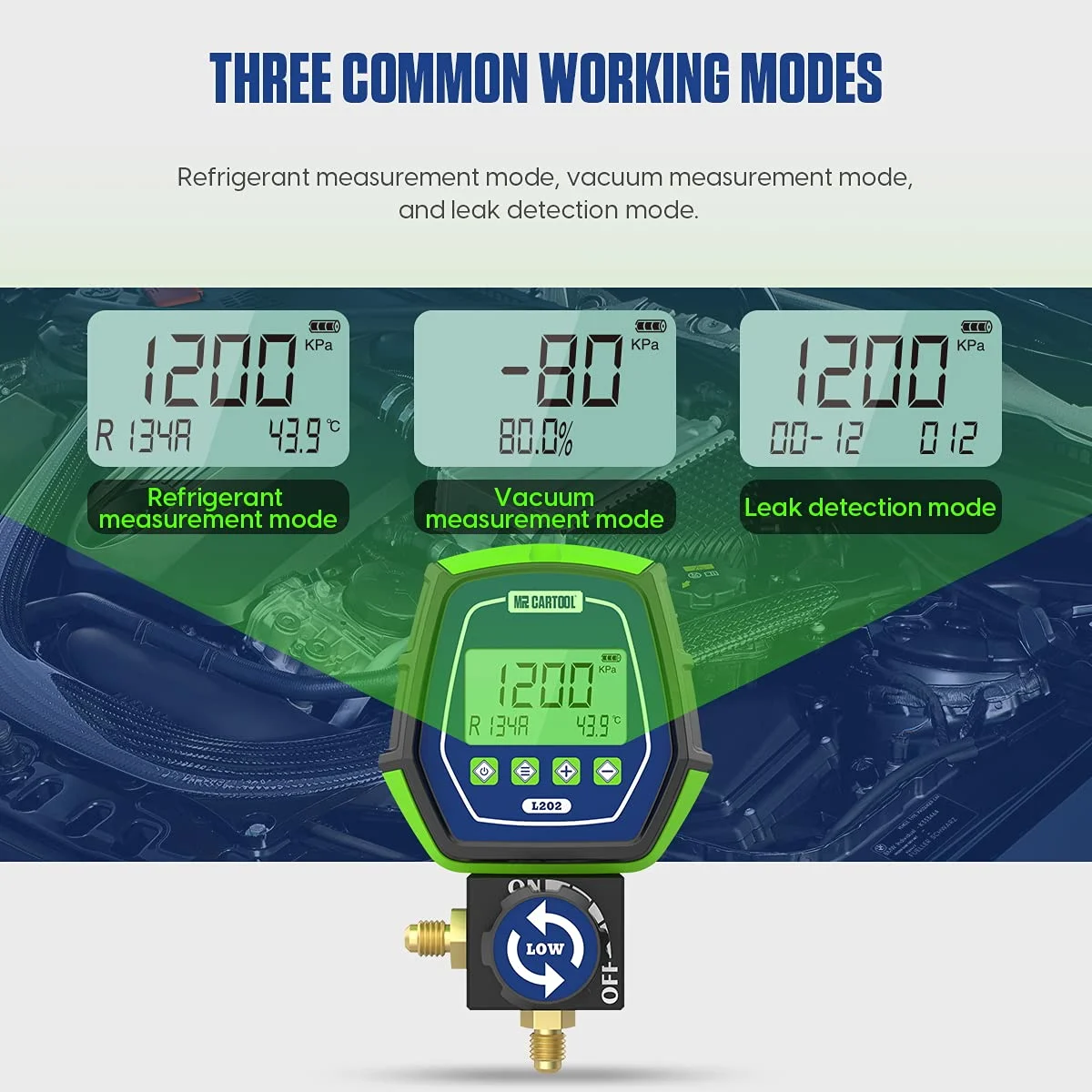 گیج های HVAC 90 مجموعه گیج منیفولد دیجیتال مبرد، R410A R134A ابزار تست فشار خلاء دیجیتال سیستم های HVAC تستر نشتی برای پمپ های حرارتی تهویه مطبوع گیج های HVAC 90 مجموعه گیج منیفولد دیجیتال مبرد، R410A R134A ابزار تست فشار خلاء دیجیتال سیستم های HVAC تستر نشتی برای پمپ های حرارتی تهویه مطبوع