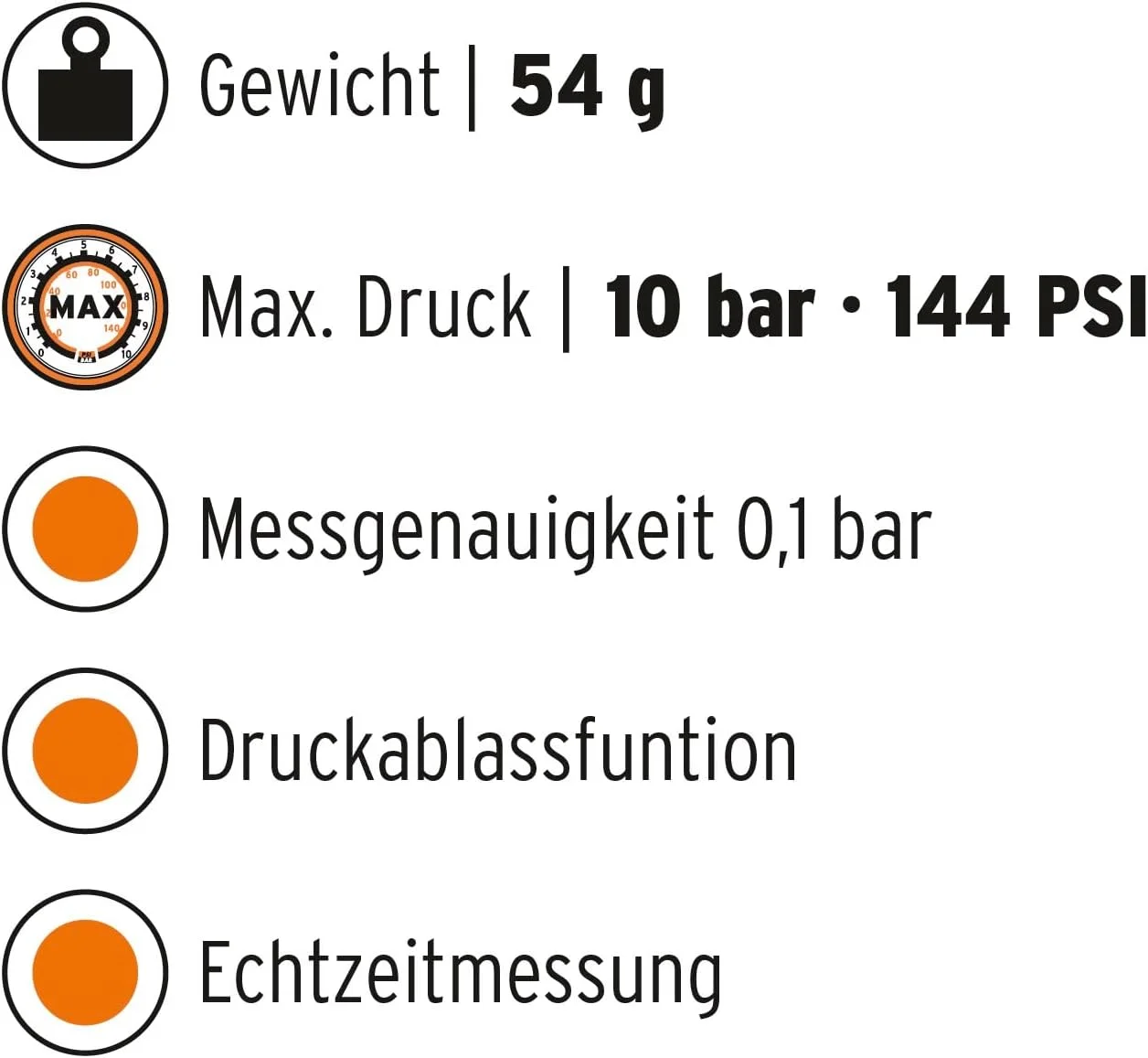فشارسنج دیجیتال باد لاستیک SKS با سر دوگانه