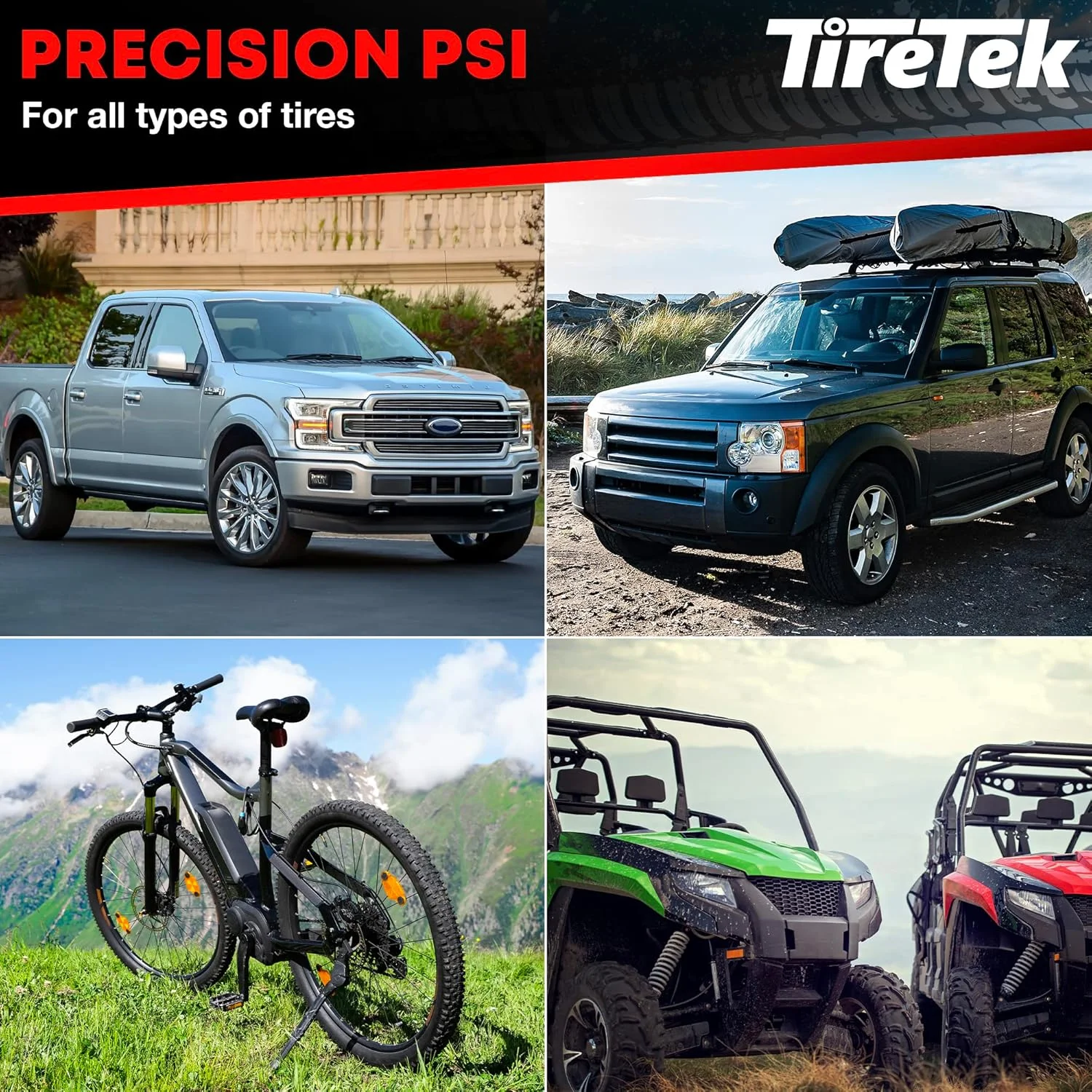 فشارسنج تایر TIRETEK با قابلیت باد کردن (170 PSI) - فشارسنج هوا برای تایرها - اتصال بادکننده تایر کمپرسور هوا فشارسنج تایر TIRETEK با قابلیت باد کردن (170 PSI) - فشارسنج هوا برای تایرها - اتصال بادکننده تایر کمپرسور هوا