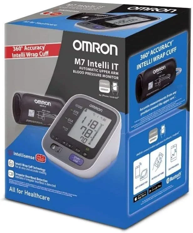 فشارسنج بازویی امرون M7 Intelli IT با دقت 360 درجه فشارسنج بازویی امرون M7 Intelli IT با دقت 360 درجه