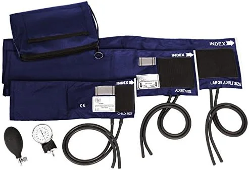 ست فشارسنج عقربه ای 3 در 1 پرستیژ مدیکال 882-COM-NAV با کیف حمل، سرمه ای