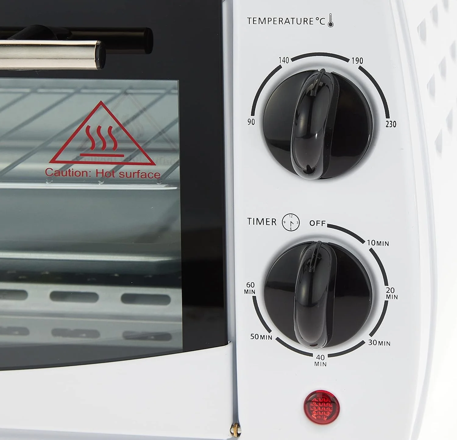 فر برقی 9 لیتری بلک اند دکر 800 وات، تنظیم دمای 90-230 درجه، گریل دوگانه با فن، درب شیشه ای دوجداره ایمن به همراه لوازم جانبی متعدد، مناسب برای تست کردن/پخت/بریان کردن مدل TRO9DG-B5