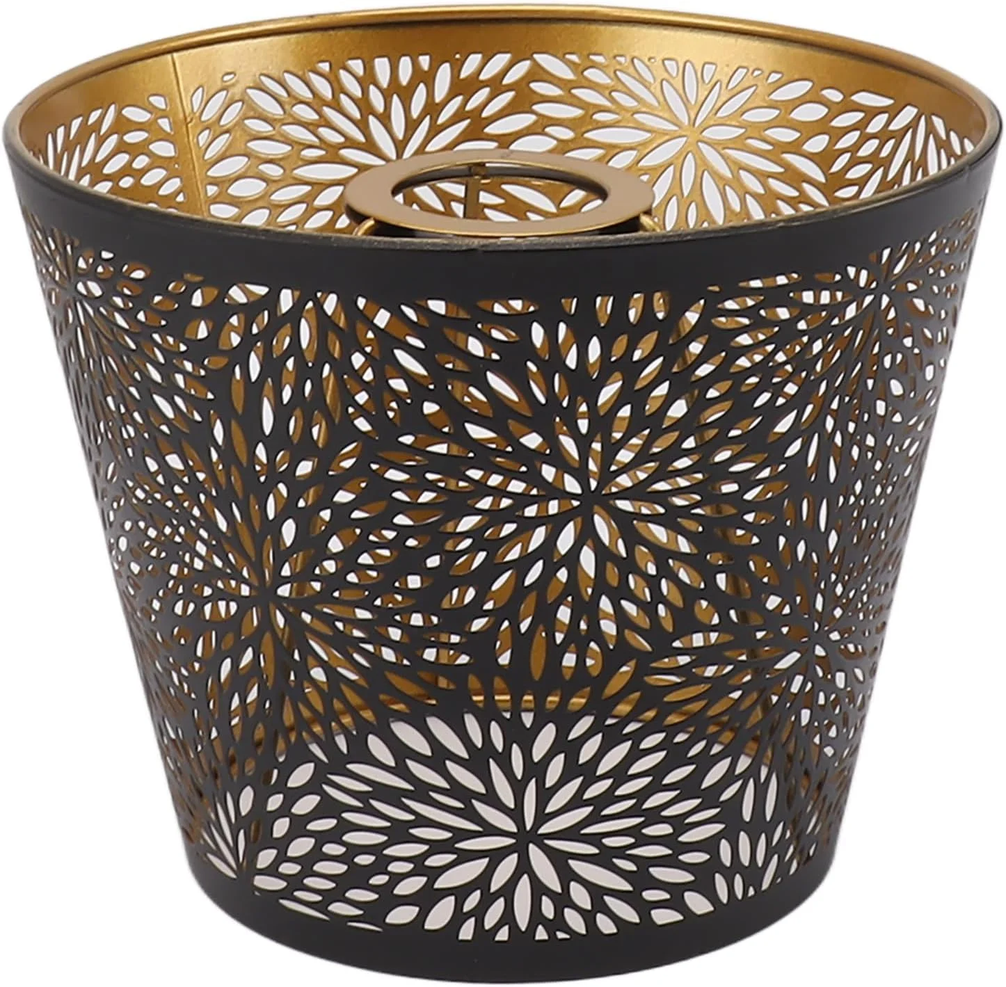 آباژور فلزی، پوشش چراغ آهنی حکاکی شده طرح درخت جنگلی، برای خانه