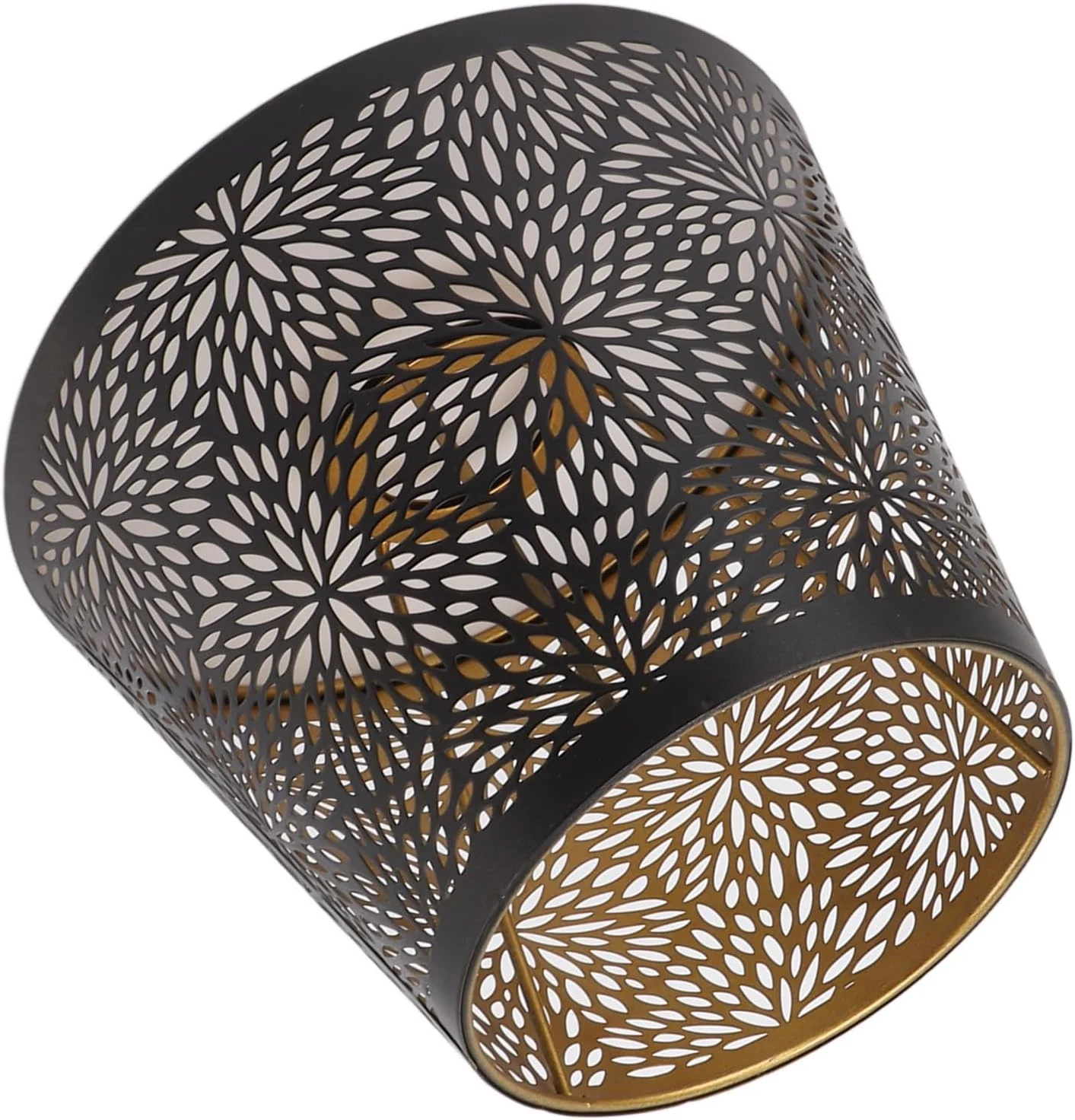 آباژور فلزی، پوشش چراغ آهنی حکاکی شده طرح درخت جنگلی، برای خانه