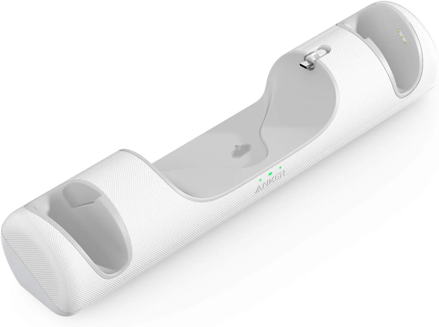پایه شارژ Anker برای Oculus Quest 2، پایه شارژ دارای گواهی Oculus، پایه نگهدارنده هدست و جایگاه کنترلر با 2 باتری قابل شارژ، شارژر و کابل USB-C