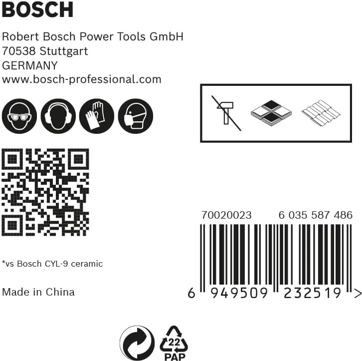 مجموعه 5 عددی مته سرامیک سخت HEX-9 بوش پروفشنال (مناسب برای کاشی سقف، قطر 6 میلی متر، لوازم جانبی دریل چکشی) مجموعه 5 عددی مته سرامیک سخت HEX-9 بوش پروفشنال (مناسب برای کاشی سقف، قطر 6 میلی متر، لوازم جانبی دریل چکشی)