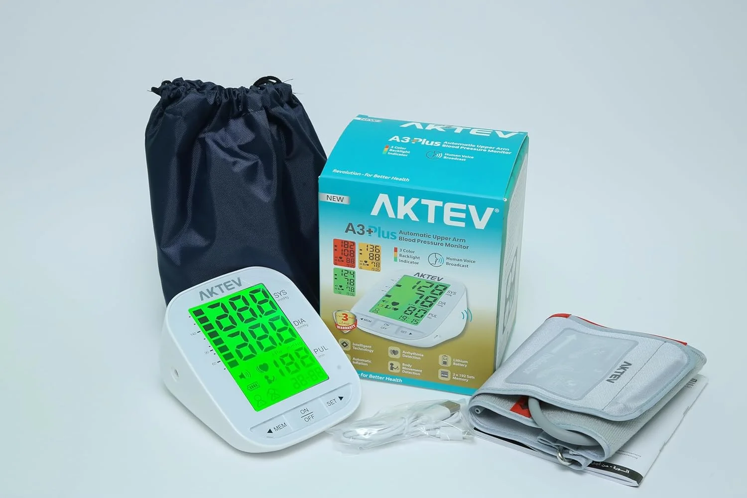 فشارسنج بازویی اتوماتیک آکتیو A3 پلاس با باتری لیتیومی، نقره ای فشارسنج بازویی اتوماتیک آکتیو A3 پلاس با باتری لیتیومی، نقره ای