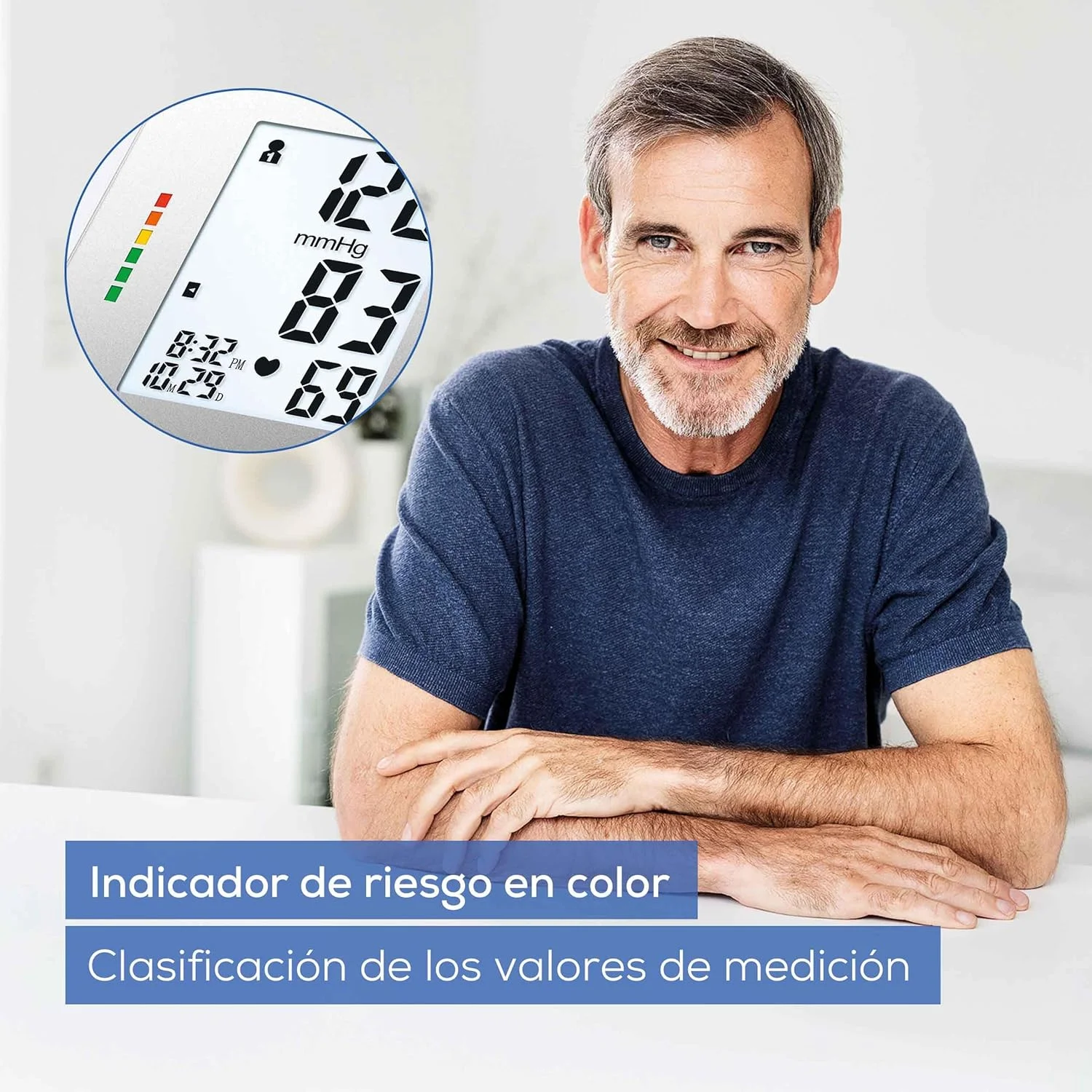 فشارسنج بازویی بیورر مدل BM26، کاف بزرگ، 4 کاربر، اتوماتیک و دیجیتال، صفحه نمایش بزرگ، تشخیص ضربان قلب نامنظم، دور بازو 22 تا 42 سانتی متر، مناسب برای استفاده خانگی، دقت بالا فشارسنج بازویی بیورر مدل BM26، کاف بزرگ، 4 کاربر، اتوماتیک و دیجیتال، صفحه نمایش بزرگ، تشخیص ضربان قلب نامنظم، دور بازو 22 تا 42 سانتی متر، مناسب برای استفاده خانگی، دقت بالا