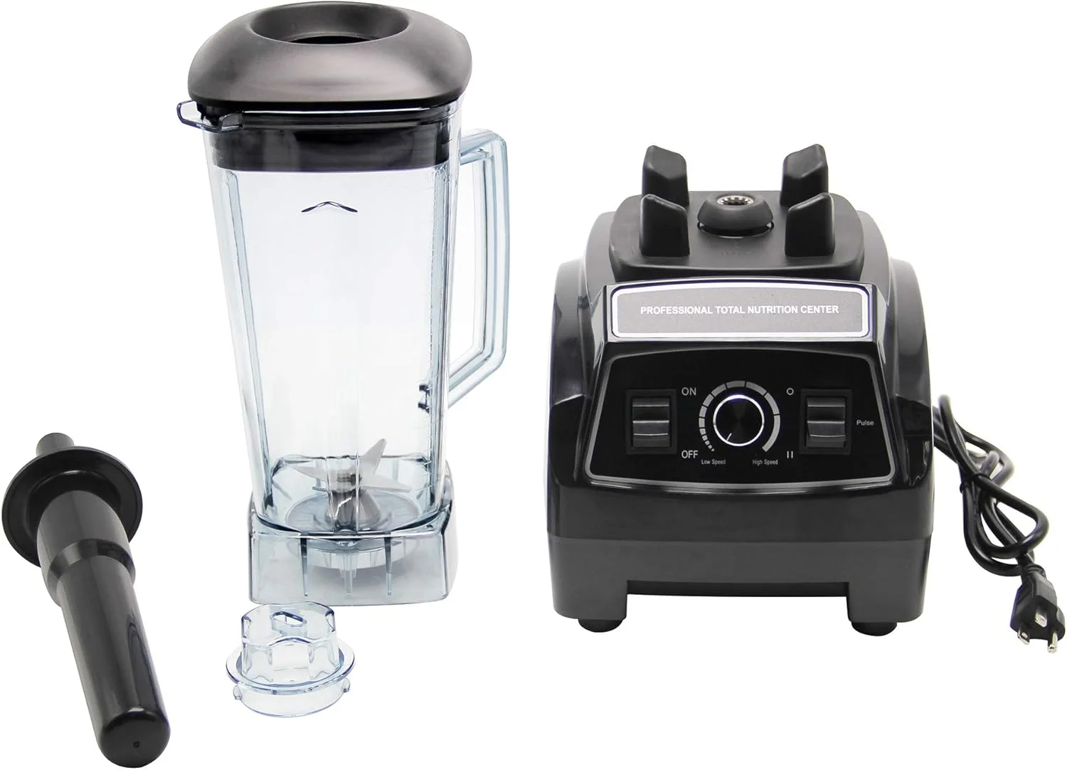 مخلوط کن چند منظوره CROKAI 2200W، خردکن 2 لیتری، آبمیوه گیری، مخلوط کن چندگانه، اسموتی ساز، شیر سویا، مکمل غذای کودک، برقی با موتور مسی خالص و تیغه های فولادی ضد زنگ سخت شده / (رنگ: مشکی) مخلوط کن چند منظوره CROKAI 2200W، خردکن 2 لیتری، آبمیوه گیری، مخلوط کن چندگانه، اسموتی ساز، شیر سویا، مکمل غذای کودک، برقی با موتور مسی خالص و تیغه های فولادی ضد زنگ سخت شده / (رنگ: مشکی)