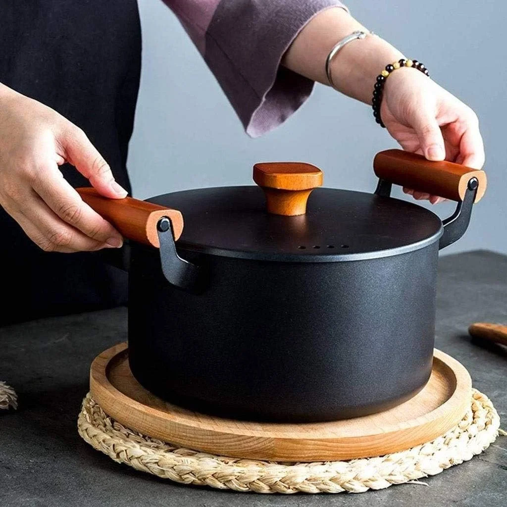 قابلمه سوپ چدنی دو گوش، قابلمه کوچک ضخیم نچسب، قابلمه پخت و پز، قابلمه مکمل غذای کودک، مناسب برای منزل قابلمه سوپ چدنی دو گوش، قابلمه کوچک ضخیم نچسب، قابلمه پخت و پز، قابلمه مکمل غذای کودک، مناسب برای منزل