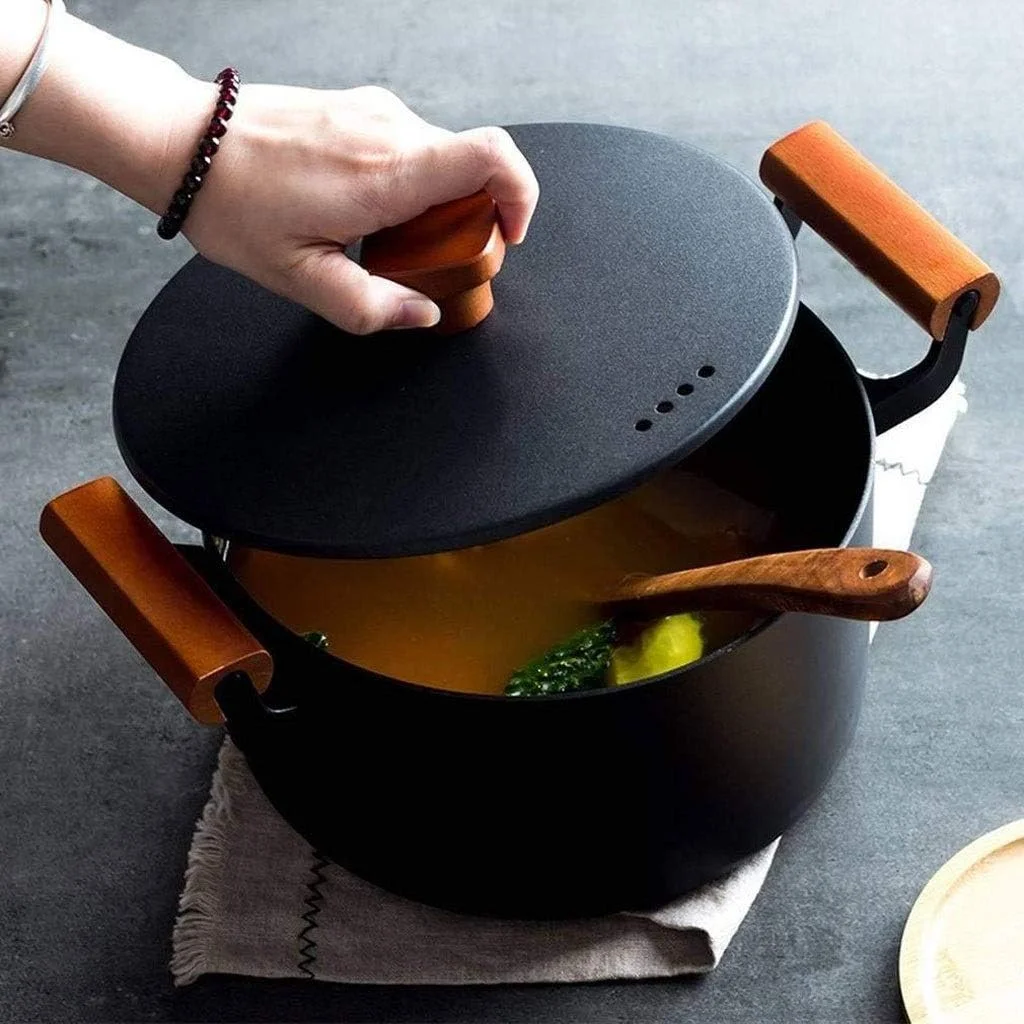 قابلمه سوپ چدنی دو گوش، قابلمه کوچک ضخیم نچسب، قابلمه پخت و پز، قابلمه مکمل غذای کودک، مناسب برای منزل قابلمه سوپ چدنی دو گوش، قابلمه کوچک ضخیم نچسب، قابلمه پخت و پز، قابلمه مکمل غذای کودک، مناسب برای منزل