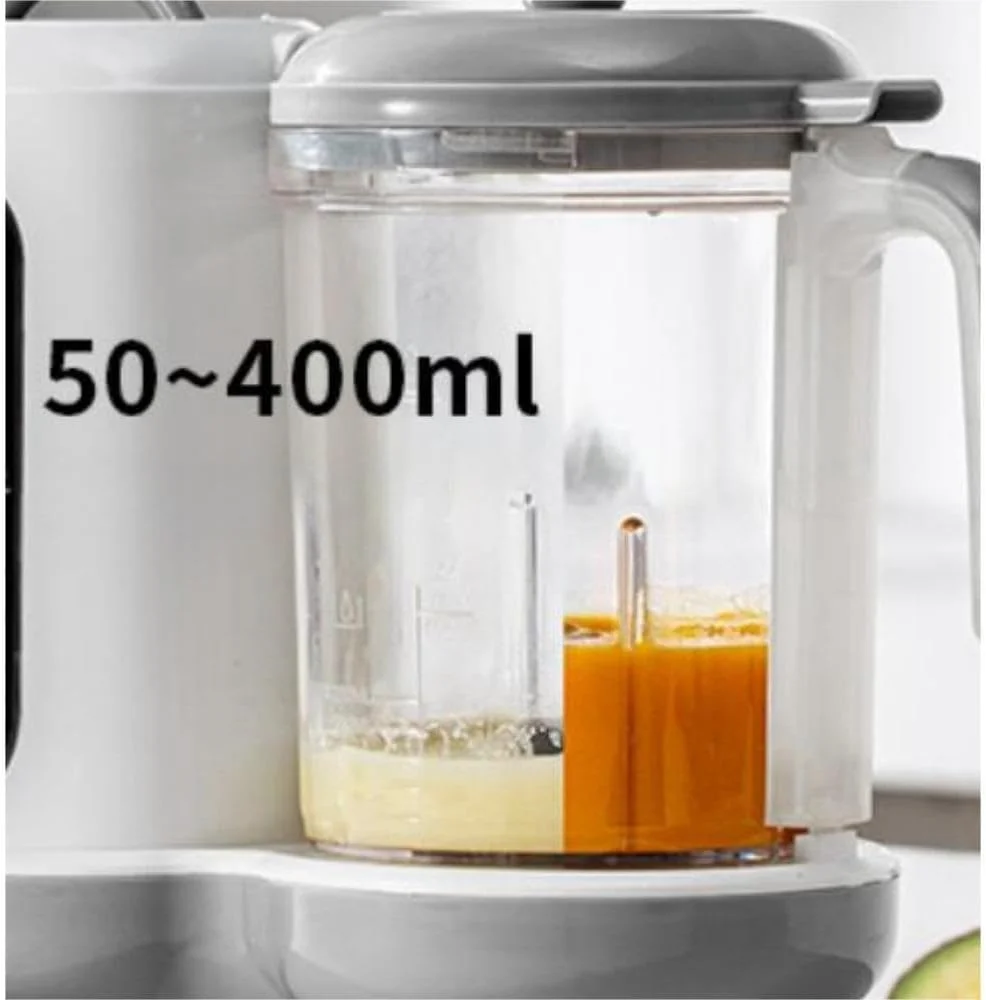 دستگاه غذاساز کودک، پردازشگر چند منظوره، زمان دار، دیگ بخار کنترل هوشمند، پخت و آسیاب کاملا خودکار، دستگاه آسیاب گرم کننده غذای کودک با صفحه لمسی خود تمیز شونده LCD، (سفید) دستگاه غذاساز کودک، پردازشگر چند منظوره، زمان دار، دیگ بخار کنترل هوشمند، پخت و آسیاب کاملا خودکار، دستگاه آسیاب گرم کننده غذای کودک با صفحه لمسی خود تمیز شونده LCD، (سفید)