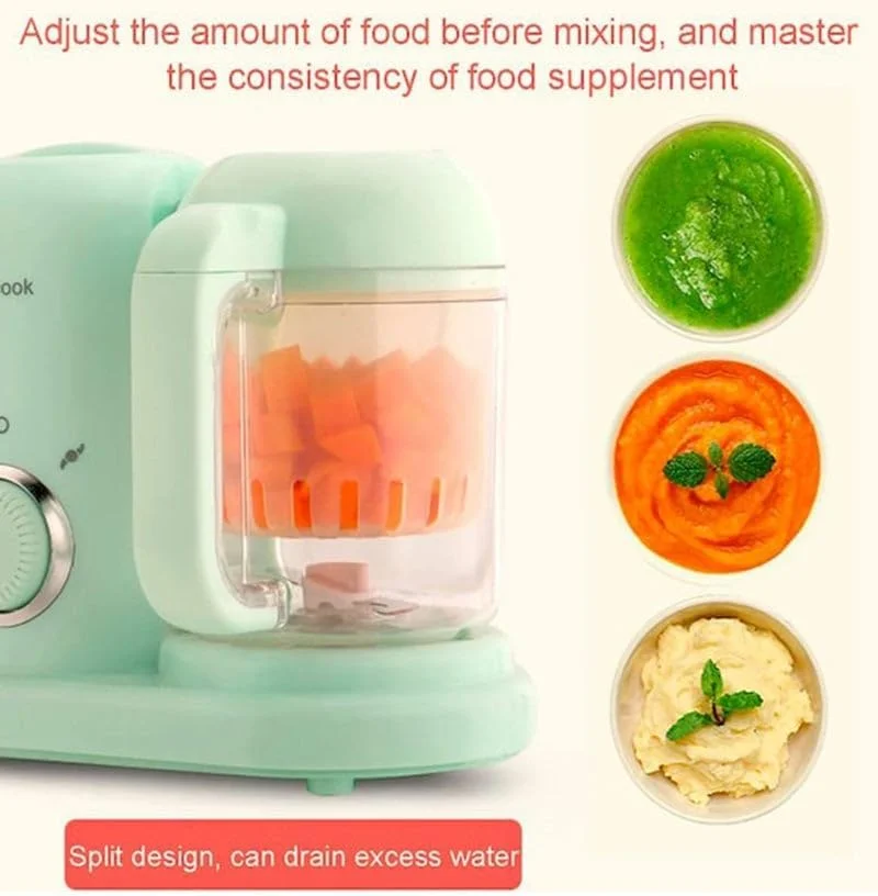 دستگاه چند منظوره پخت و پز کودک، دستگاه مکمل غذای کودک، و همزن همه در یک، ابزار کوچک آسیاب و پخت و پز اتوماتیک (سبز) دستگاه چند منظوره پخت و پز کودک، دستگاه مکمل غذای کودک، و همزن همه در یک، ابزار کوچک آسیاب و پخت و پز اتوماتیک (سبز)