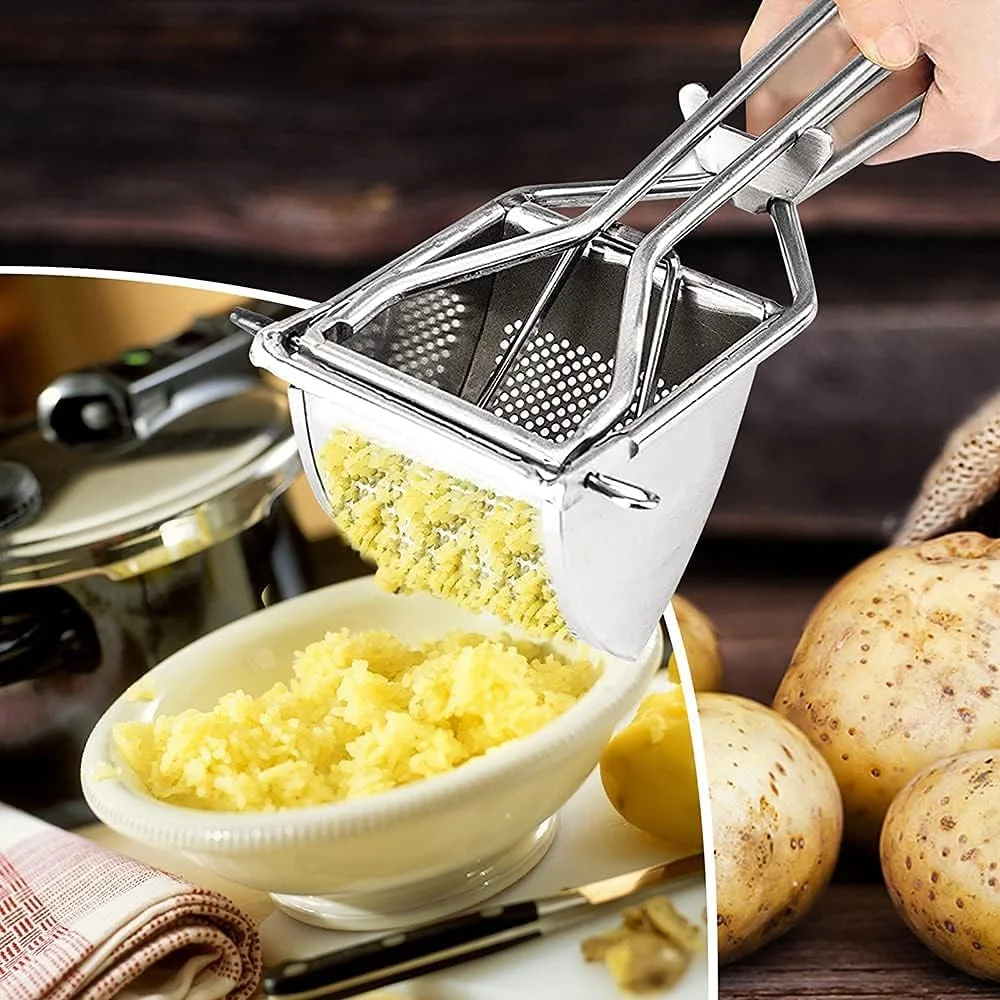 پوره ساز سیب زمینی سنگین FURLOU، پوره ساز و له کننده سیب زمینی استیل، پوره ساز سبزیجات و میوه برای رستوران ها و مکمل های غذای کودک پوره ساز سیب زمینی سنگین FURLOU، پوره ساز و له کننده سیب زمینی استیل، پوره ساز سبزیجات و میوه برای رستوران ها و مکمل های غذای کودک