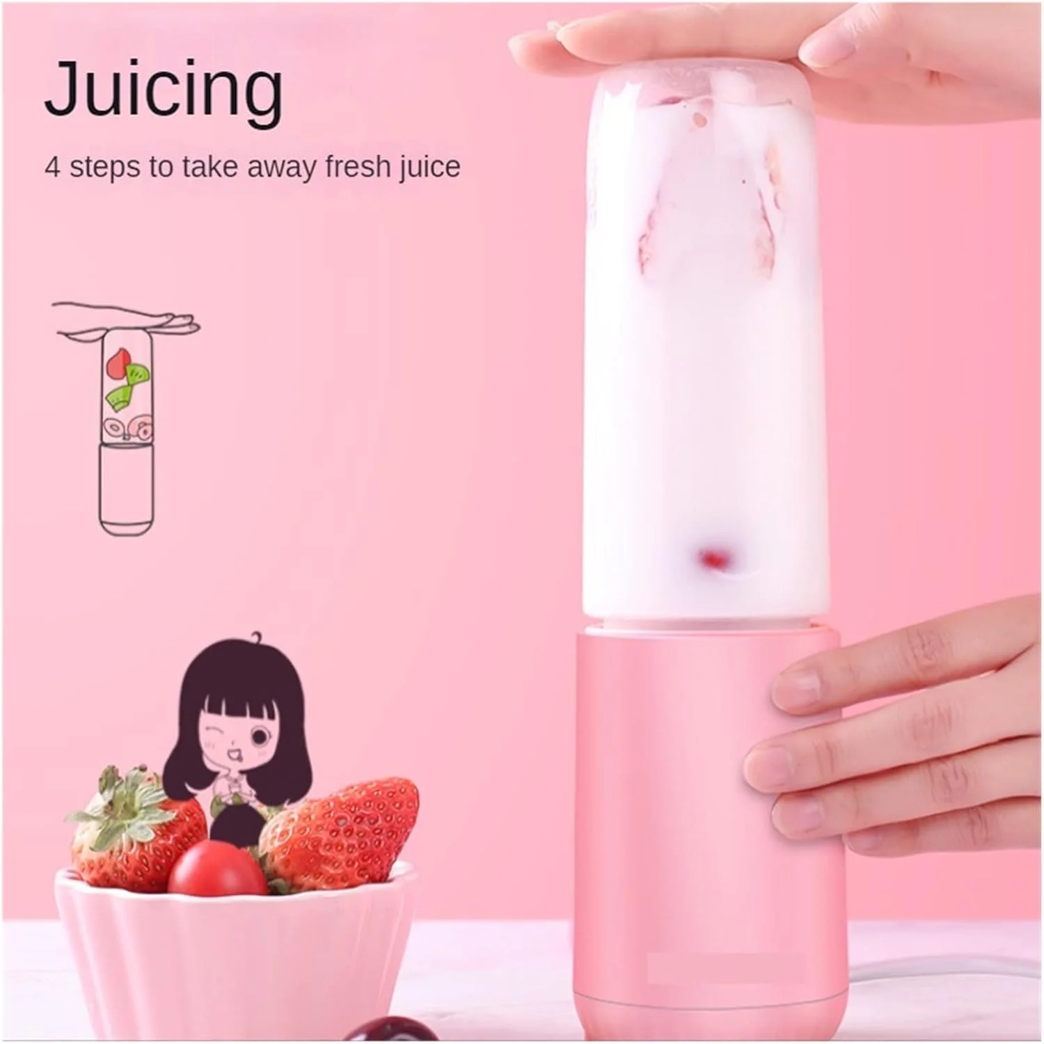 آبمیوه گیری خانگی اتوماتیک میوه کوچک چند منظوره مکمل غذای کودک قابل حمل برقی چند فنجانه (رنگ: آبی، سایز: UK_220V) (آبی AU_220V) آبمیوه گیری خانگی اتوماتیک میوه کوچک چند منظوره مکمل غذای کودک قابل حمل برقی چند فنجانه (رنگ: آبی، سایز: UK_220V) (آبی AU_220V)