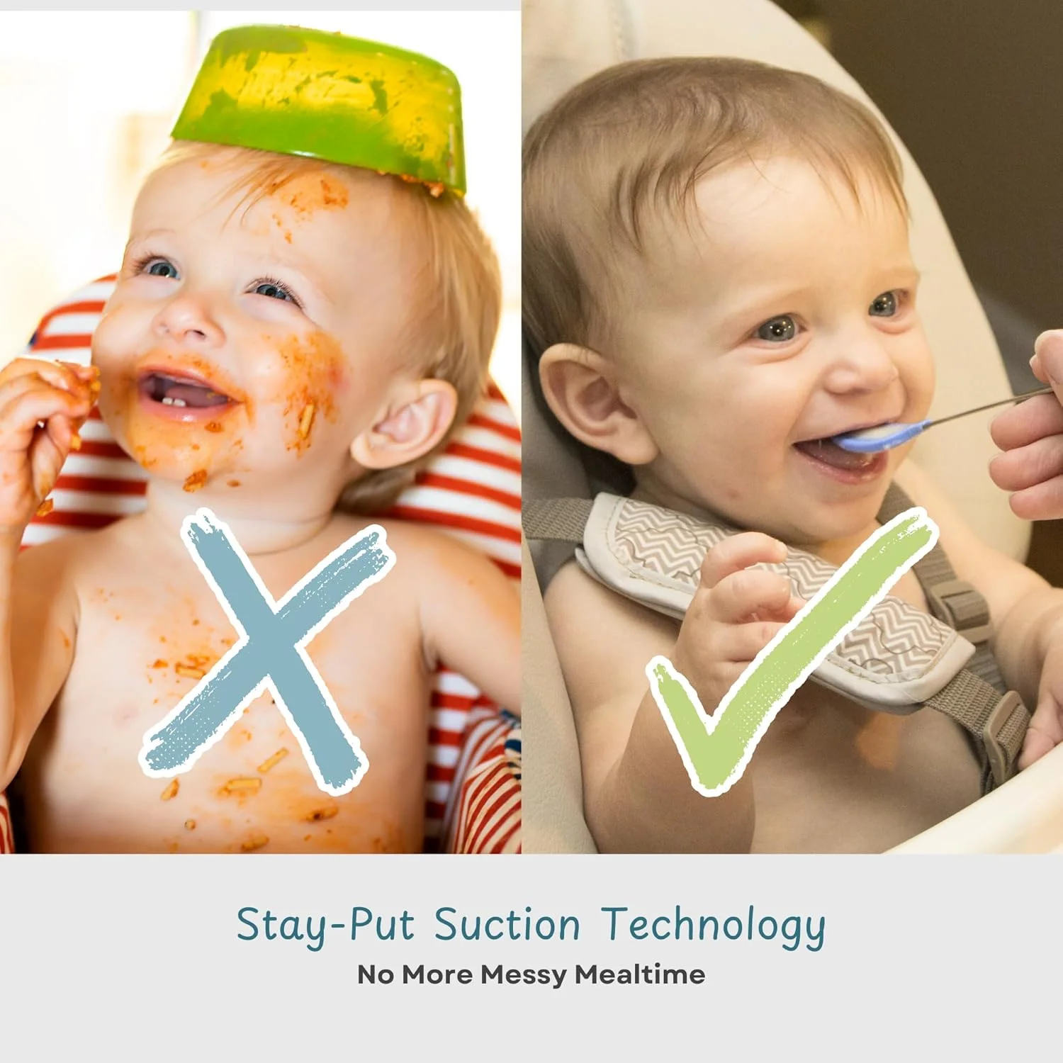 ست غذاخوری سیلیکونی KIMA با زیرانداز - بشقاب بدون BPA، ست کارد و چنگال و زیرانداز سیلیکونی، دارای گواهی FDA - ایده آل برای تغذیه نوزاد، کودک نوپا و هدیه نوزاد تازه متولد شده - آبی تیره