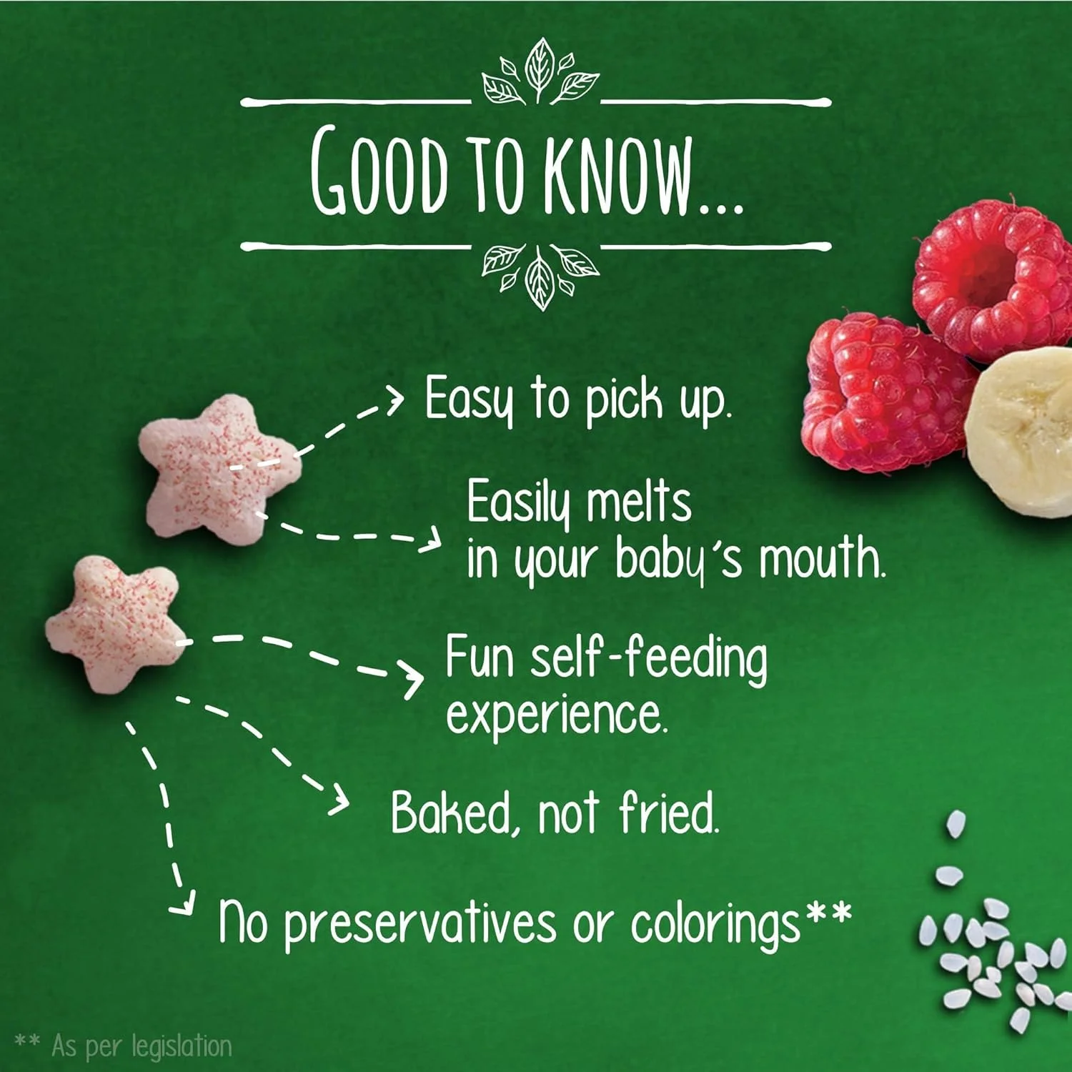 پفک غلات ارگانیک نستله گربر با طعم تمشک و موز، غذای کودک، قوطی، 35 گرم