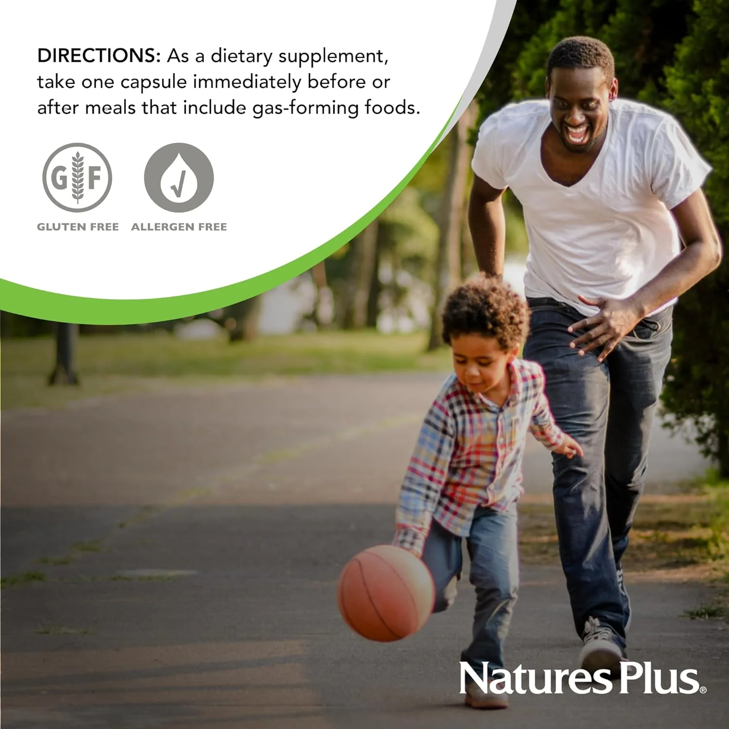 مکمل آنزیم غذایی طبیعی Nature's Plus Say Yes To Beans، 60 کپسول - شامل لوبیا، سبزیجات، غلات کامل و غذای سالم، مناسب برای گیاهخواران مکمل آنزیم غذایی طبیعی Nature's Plus Say Yes To Beans، 60 کپسول - شامل لوبیا، سبزیجات، غلات کامل و غذای سالم، مناسب برای گیاهخواران