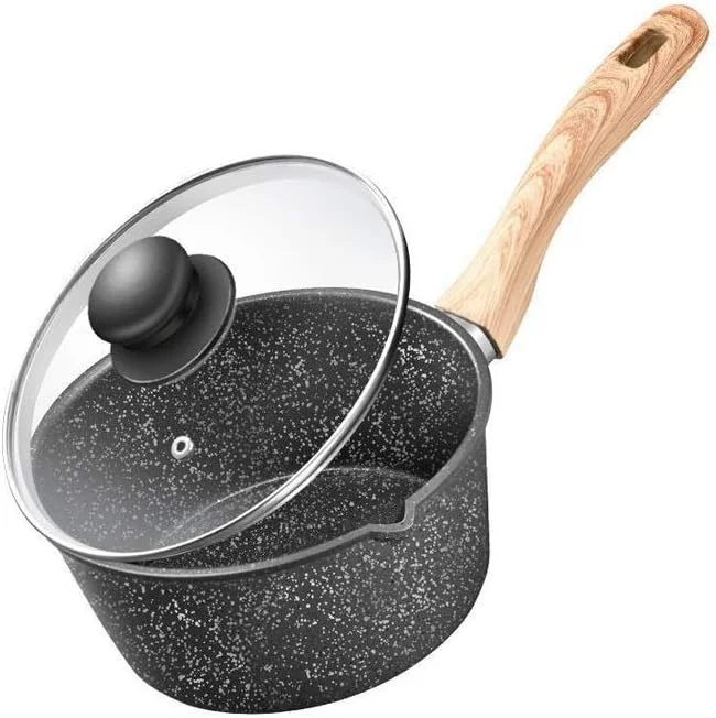 شیرجوش قابلمه نچسب خانگی برای غذای کودک و مکمل غذایی، قابلمه سوپ، پلوپز، تابه سرخ کن، ووک