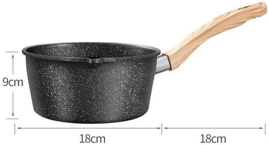 شیرجوش قابلمه نچسب خانگی برای غذای کودک و مکمل غذایی، قابلمه سوپ، پلوپز، تابه سرخ کن، ووک