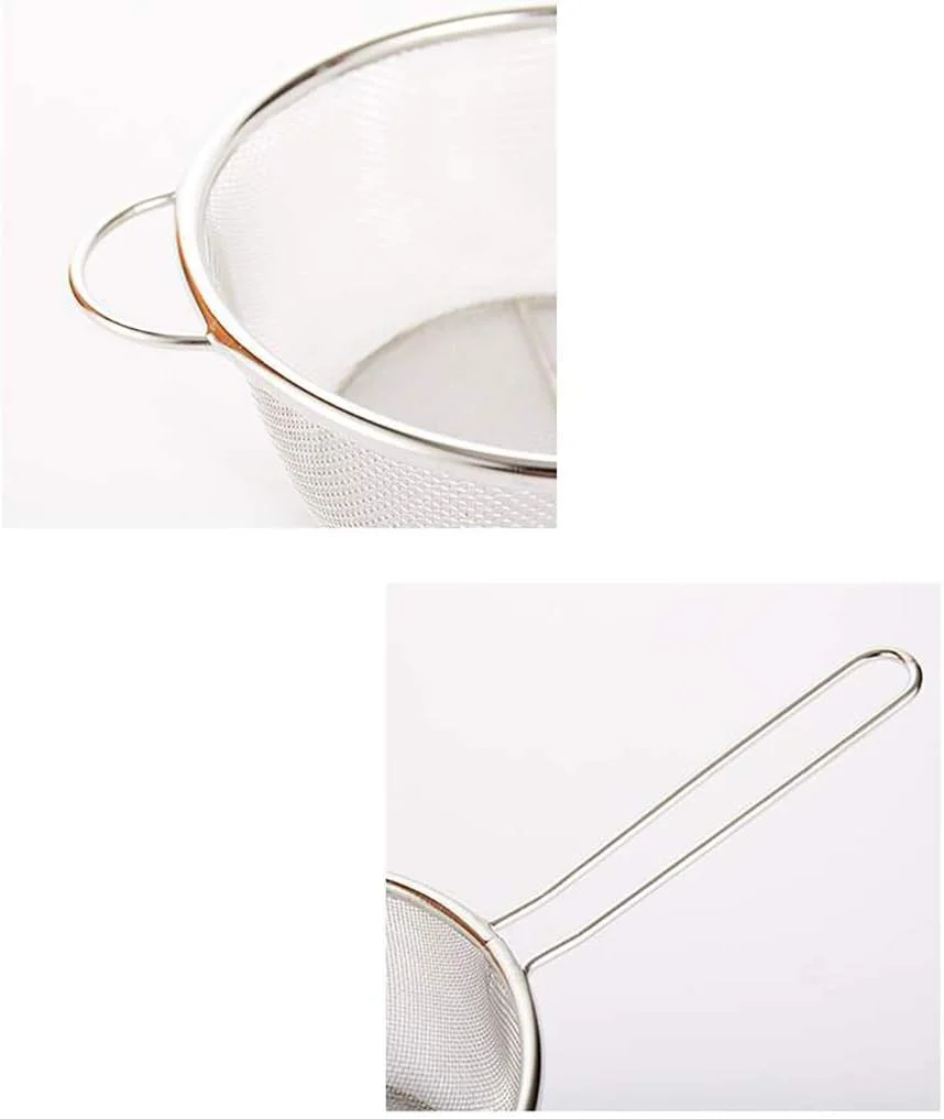 تابه سرخ کردنی طلایی با درب، قابلمه نودل نچسب، قابلمه سوپ، قابلمه شیر، سرخ کن کوچک خانگی با توری سرخ کردنی، قابلمه نودل فوری، قابلمه مکمل غذای کودک - 2.3 لیتر