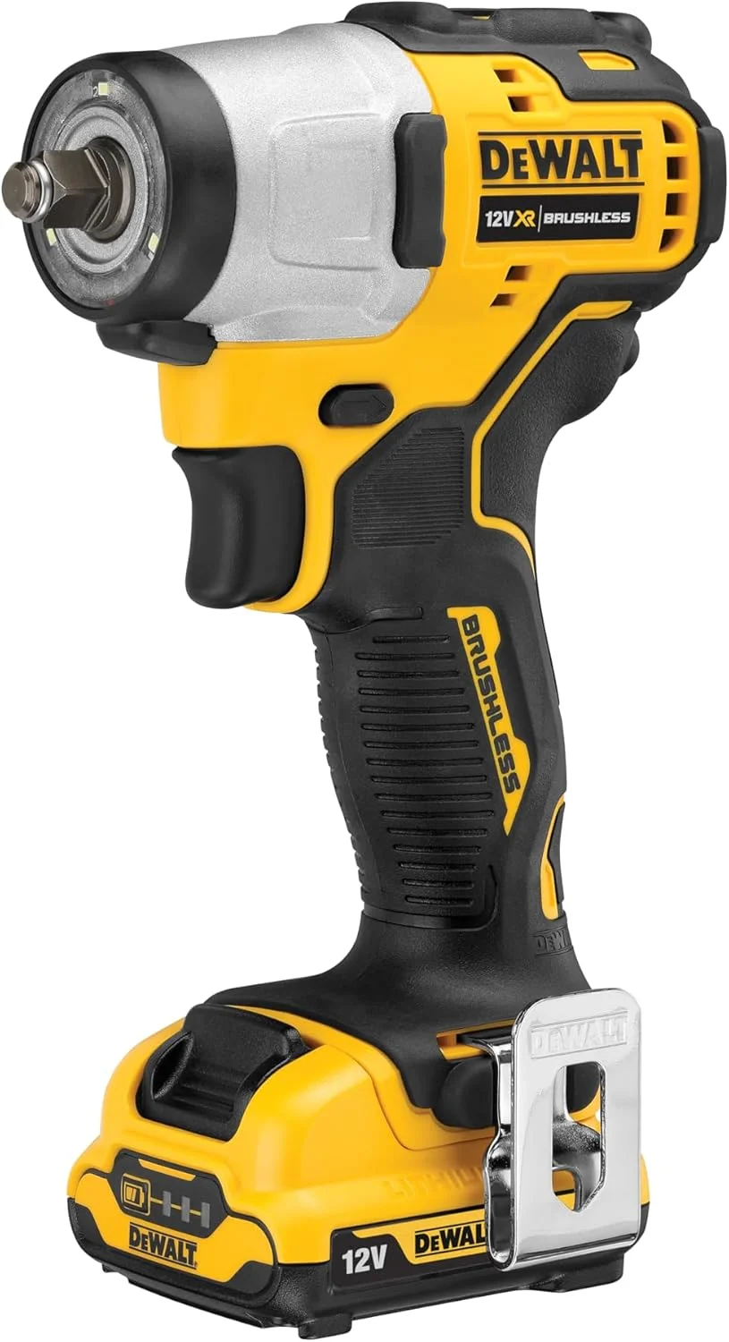 DEWALT DCF902D2 12V 2Ah آچار ضربه ای براشلس 3/8 اینچ DEWALT DCF902D2 12V 2Ah آچار ضربه ای براشلس 3/8 اینچ