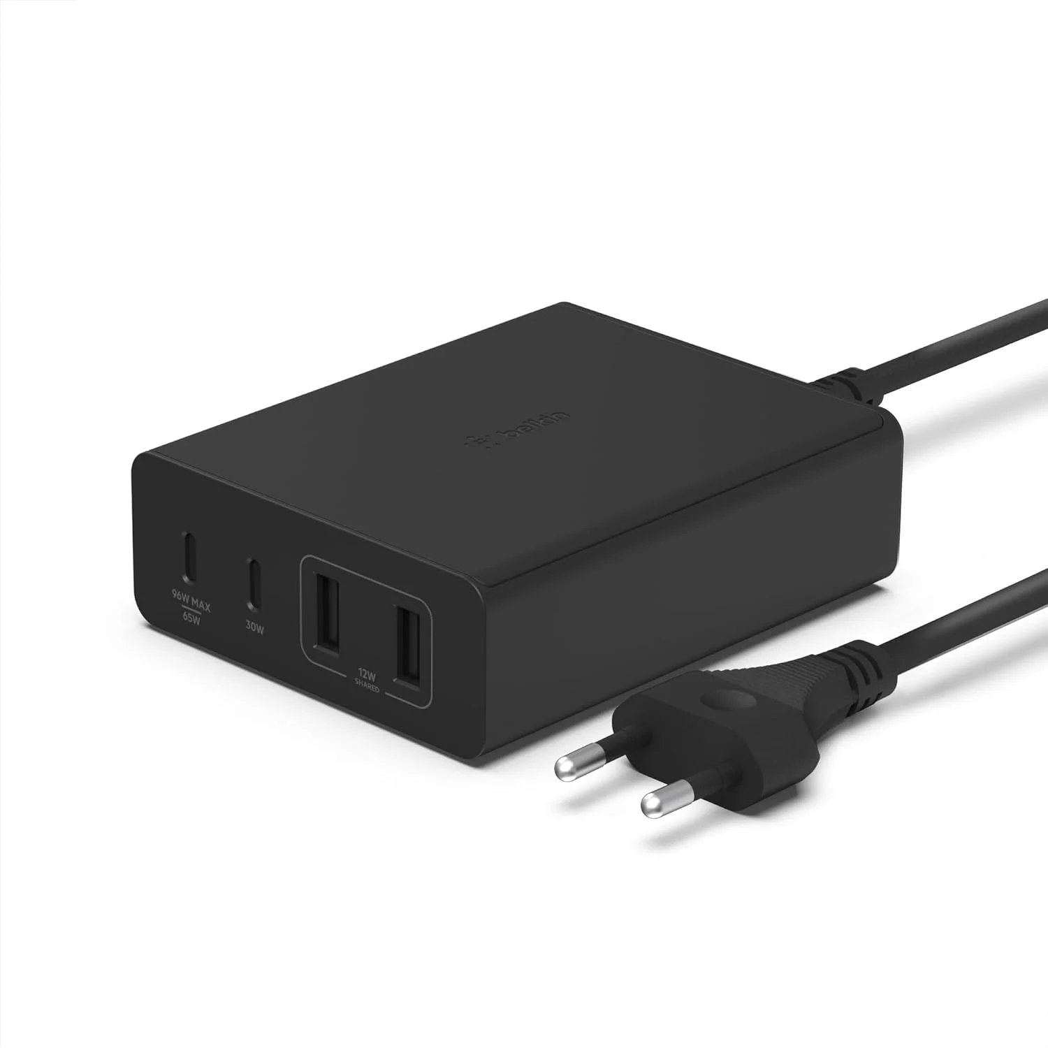 ایستگاه شارژ USB بلکین 108W GaN برای دستگاه های متعدد، 2 پورت USB Type C و 2 پورت USB A شارژر سریع رومیزی برای مک بوک، پرو، ایر، آیفون، پرو، مکس، مینی، آیپد پرو، ایر، گلکسی و غیره ایستگاه شارژ USB بلکین 108W GaN برای دستگاه های متعدد، 2 پورت USB Type C و 2 پورت USB A شارژر سریع رومیزی برای مک بوک، پرو، ایر، آیفون، پرو، مکس، مینی، آیپد پرو، ایر، گلکسی و غیره