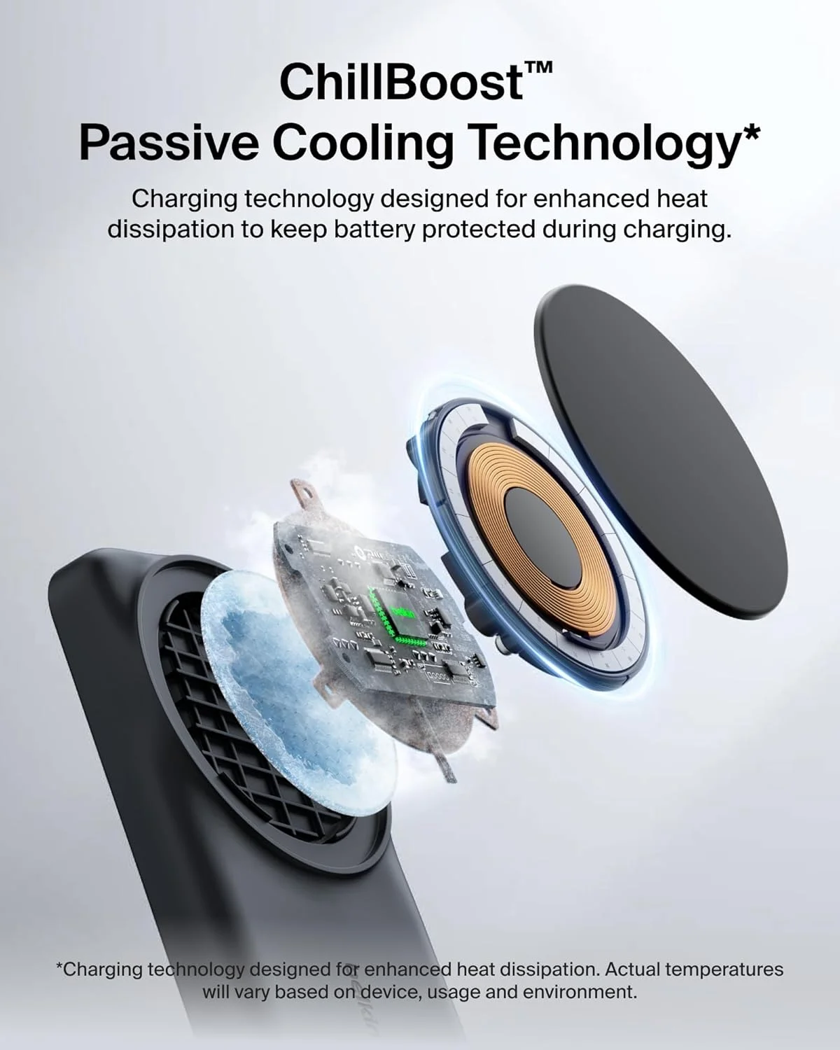 شارژر بی سیم 2 در 1 بلکین UltraCharge 25W، دارای گواهی Qi2.2 سازگار با MagSafe، ایستگاه شارژ برای آیفون 17، ایر، ایرپادز، Pixelsnap، پایه مغناطیسی با پورت USB-C، آداپتور 45W - مشکی شارژر بی سیم 2 در 1 بلکین UltraCharge 25W، دارای گواهی Qi2.2 سازگار با MagSafe، ایستگاه شارژ برای آیفون 17، ایر، ایرپادز، Pixelsnap، پایه مغناطیسی با پورت USB-C، آداپتور 45W - مشکی