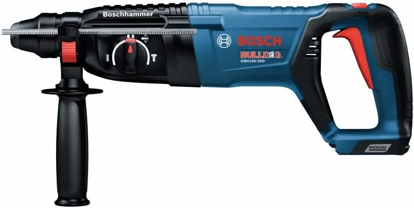 چکش چرخشی بوش مدل GBH18V-26DN، 18 ولت، موتور براشلس EC، SDS-plus® Bulldog™، سایز 1 اینچ (فقط بدنه) چکش چرخشی بوش مدل GBH18V-26DN، 18 ولت، موتور براشلس EC، SDS-plus® Bulldog™، سایز 1 اینچ (فقط بدنه)