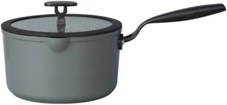 قابلمه پخت و پز، تابه شیر نچسب مکمل غذای کودک با درب، دسته فولادی ریخته گری خلاقانه و کف ضخیم تر، قابلمه سوپ با قطر بزرگ، مناسب برای همه اجاق ها