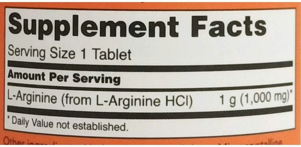 ال-آرژنین 1000 میلی گرم ناو فودز - 120 قرص ال-آرژنین 1000 میلی گرم ناو فودز - 120 قرص