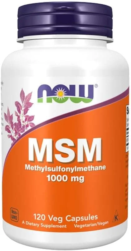 NOW Foods MSM 1000 میلی گرم، 120 کپسول
