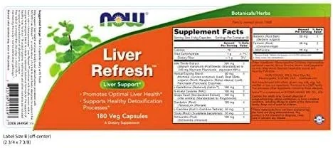 NOW Foods - Liver Refresh، 90 کپسول