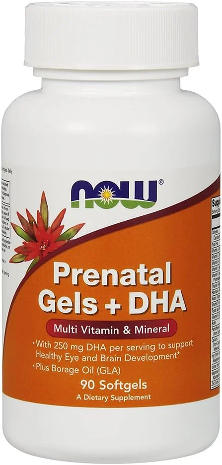 نَو فودز ژل های دوران بارداری + DHA، ۹۰ عدد