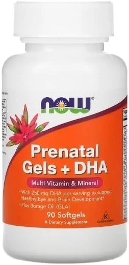 نَو فودز ژل های دوران بارداری + DHA، ۹۰ عدد نَو فودز ژل های دوران بارداری + DHA، ۹۰ عدد