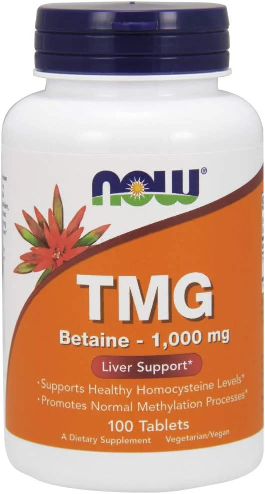 قرص های TMG (تری متیل گلیسین) 1000 میلی گرم ناو فودز، 100 عددی، 54104