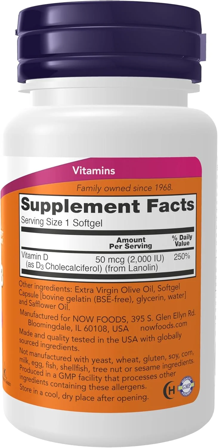 نَو فودز ویتامین D3 2000 واحد بین المللی 240 سافت ژل نَو فودز ویتامین D3 2000 واحد بین المللی 240 سافت ژل