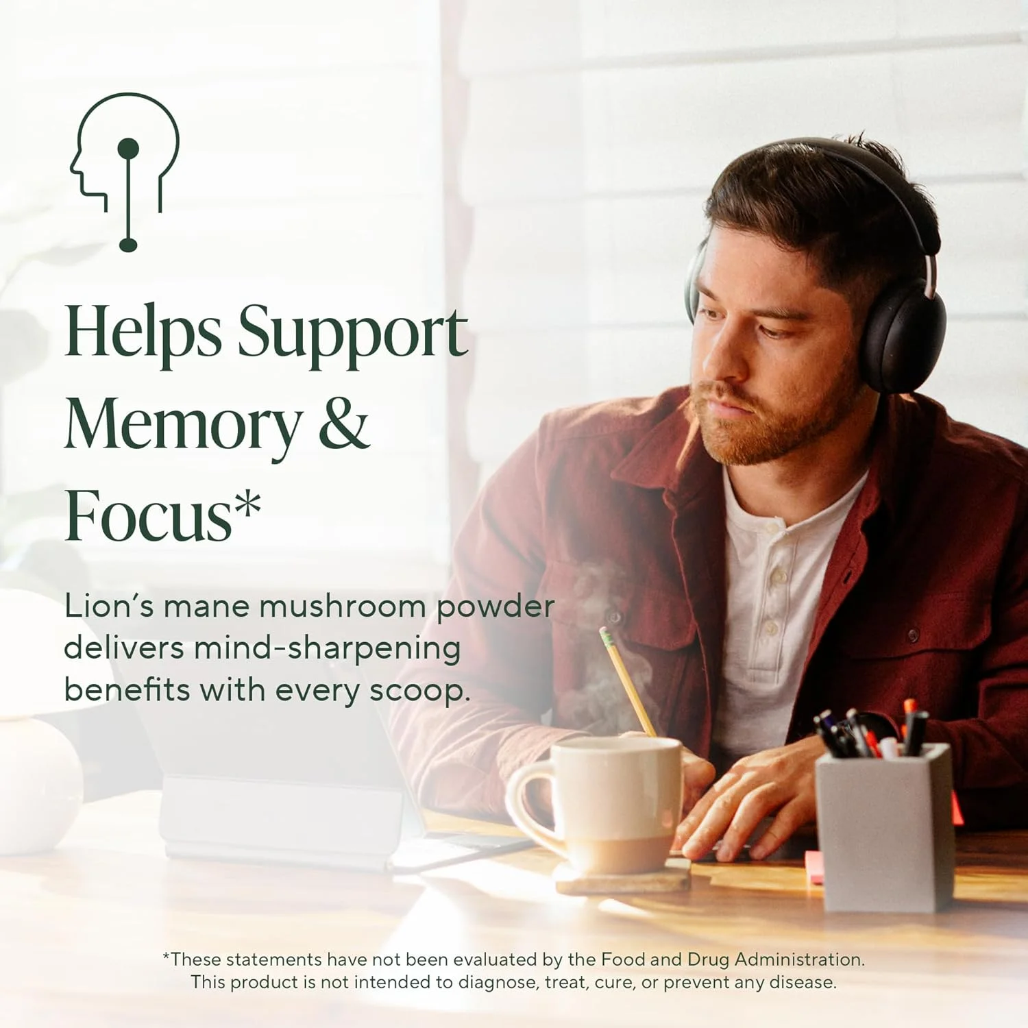 پودر سوپرفود قارچ ارگانیک ام، یال شیر، 99 گرم (50 سروینگ)، پشتیبانی از حافظه، تمرکز، وضوح و مکمل سلامت اعصاب، (بسته 1 عددی) پودر سوپرفود قارچ ارگانیک ام، یال شیر، 99 گرم (50 سروینگ)، پشتیبانی از حافظه، تمرکز، وضوح و مکمل سلامت اعصاب، (بسته 1 عددی)