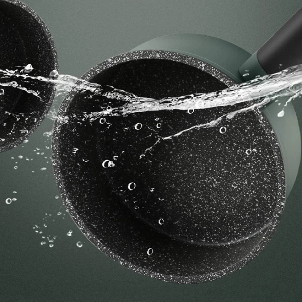 شیرجوش، قابلمه کوچک برای گرم کردن شیر، غذای کودک، قابلمه نچسب خانگی، قابلمه نودل و پخت سریع نودل، شیر داغ (سبز 16x7.2)