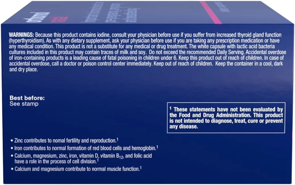 مکمل غذایی دوران بارداری Orthomol Natal، پشتیبانی از سلامت قبل، حین و بعد از بارداری و شیردهی، قرص و کپسول، 30 عددی مکمل غذایی دوران بارداری Orthomol Natal، پشتیبانی از سلامت قبل، حین و بعد از بارداری و شیردهی، قرص و کپسول، 30 عددی