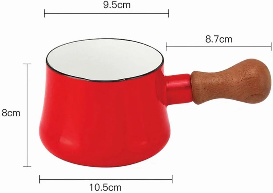 شیرجوش POOLTYC، قابلمه شیر ۰.۵۶ لیتری، قابلمه مکمل غذای کودک، قابلمه مینای دندان نچسب، قابلمه کوچک مینی، قابلمه شیر گرم، لوازم ضروری آشپزخانه (G شیرجوش POOLTYC، قابلمه شیر ۰.۵۶ لیتری، قابلمه مکمل غذای کودک، قابلمه مینای دندان نچسب، قابلمه کوچک مینی، قابلمه شیر گرم، لوازم ضروری آشپزخانه (G