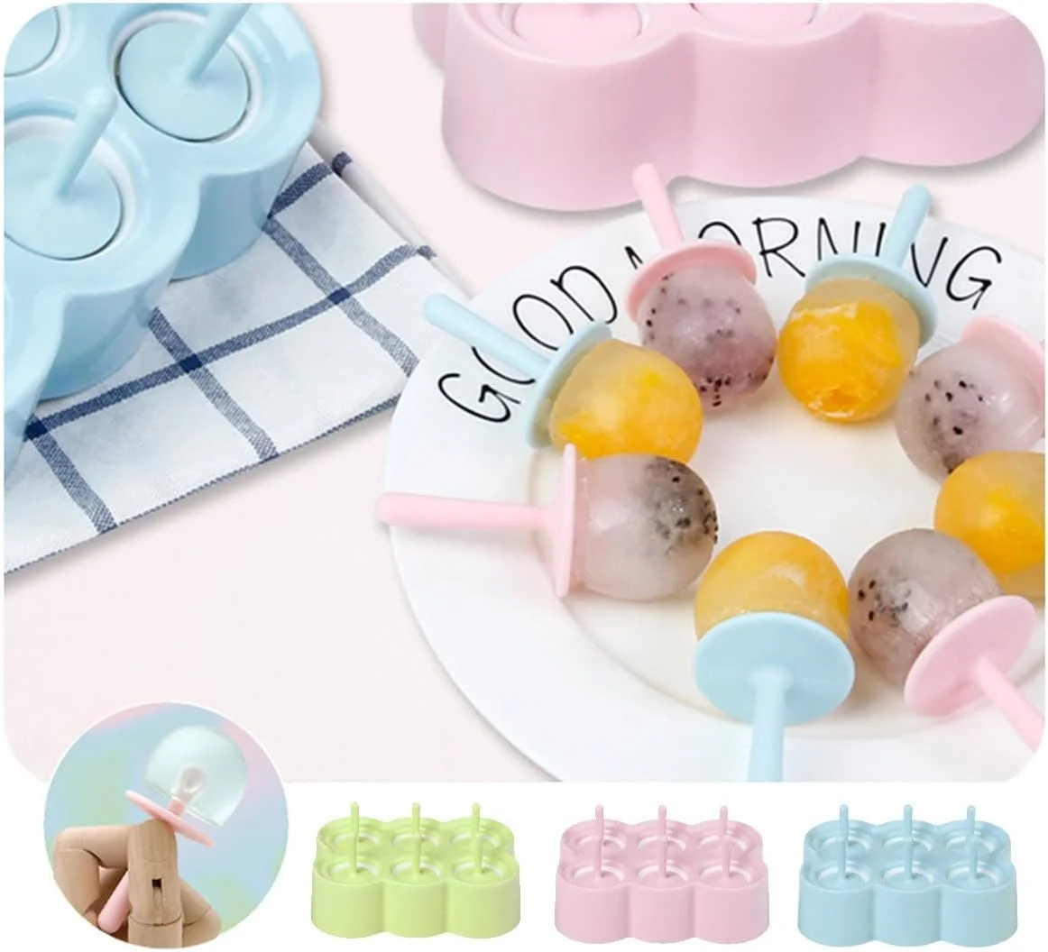 قالب بستنی قابل حمل با گرید غذایی، سازنده توپ بستنی یخی، ابزار مکمل غذایی DIY کودک برای لوازم جانبی شیک میوه قالب بستنی قابل حمل با گرید غذایی، سازنده توپ بستنی یخی، ابزار مکمل غذایی DIY کودک برای لوازم جانبی شیک میوه