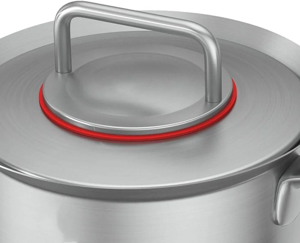 شیرجوش تک دسته 16 سانتی متری، قابلمه کوچک استیل ضد زنگ برای غذای کودک، مناسب برای انواع اجاق گاز، نقره ای - 33.4x16x9 سانتی متر شیرجوش تک دسته 16 سانتی متری، قابلمه کوچک استیل ضد زنگ برای غذای کودک، مناسب برای انواع اجاق گاز، نقره ای - 33.4x16x9 سانتی متر