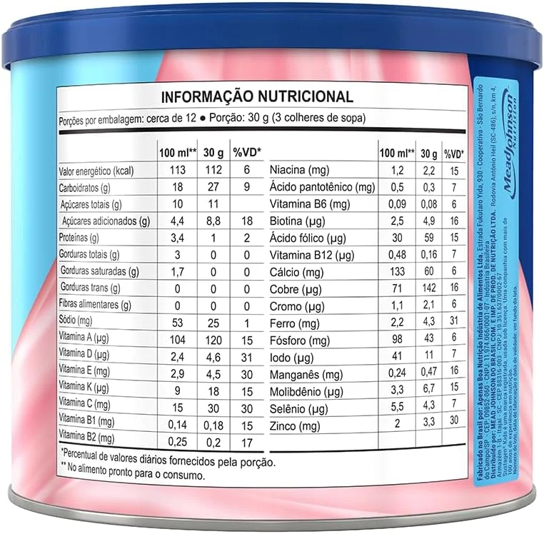 مکمل غذایی کودکان Sustagen با طعم توت فرنگی - قوطی 350 گرمی
