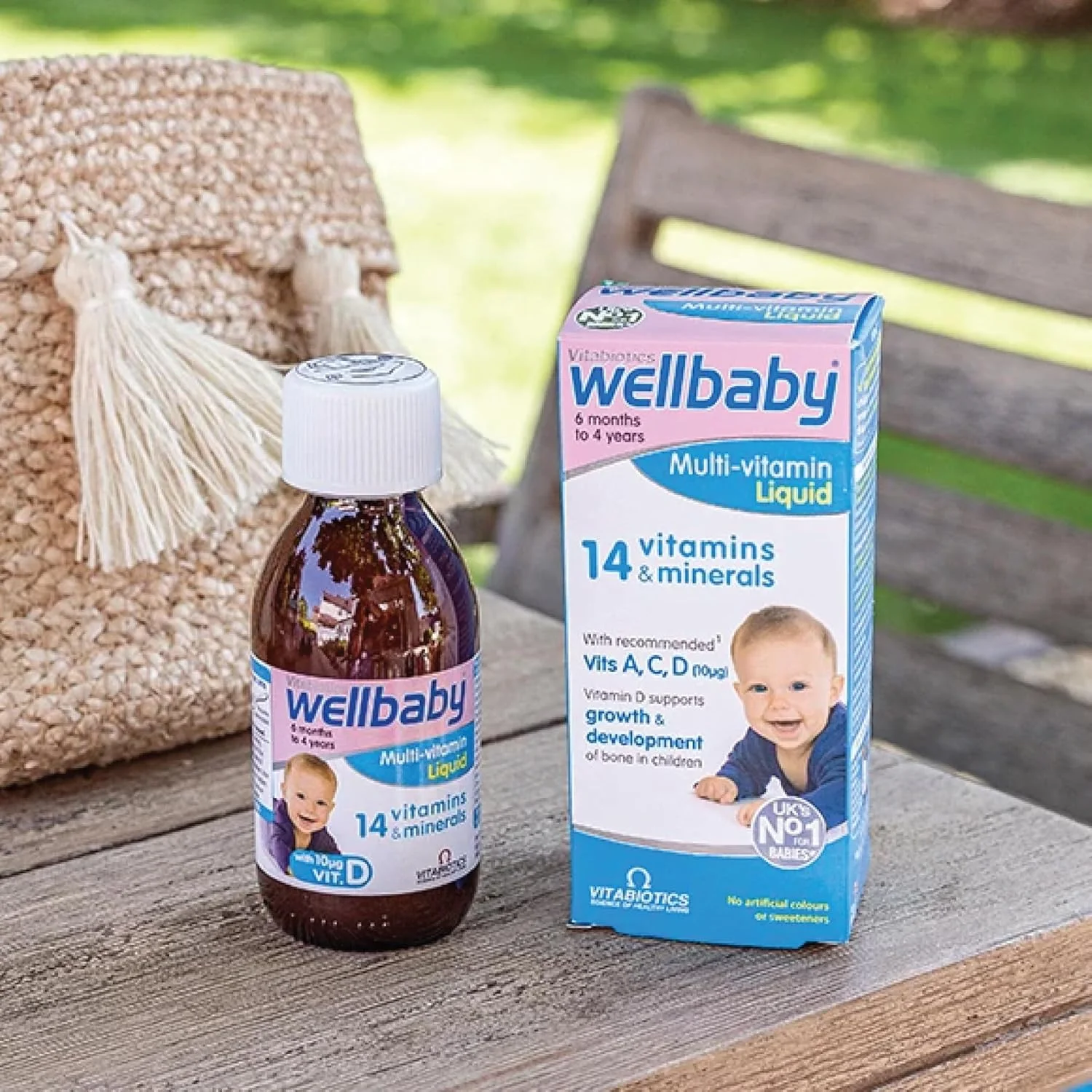 مایع مولتی ویتامین Wellbaby ویتابیوتیکس - 150 میلی لیتر
