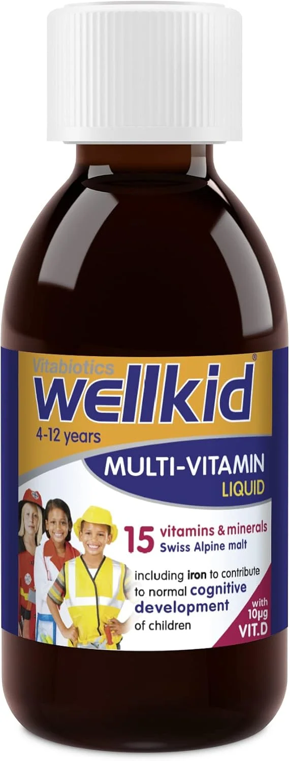 شربت کودک و نوزاد Wellkid Vitabiotics، ۱۵۰ میلی لیتر شربت کودک و نوزاد Wellkid Vitabiotics، ۱۵۰ میلی لیتر