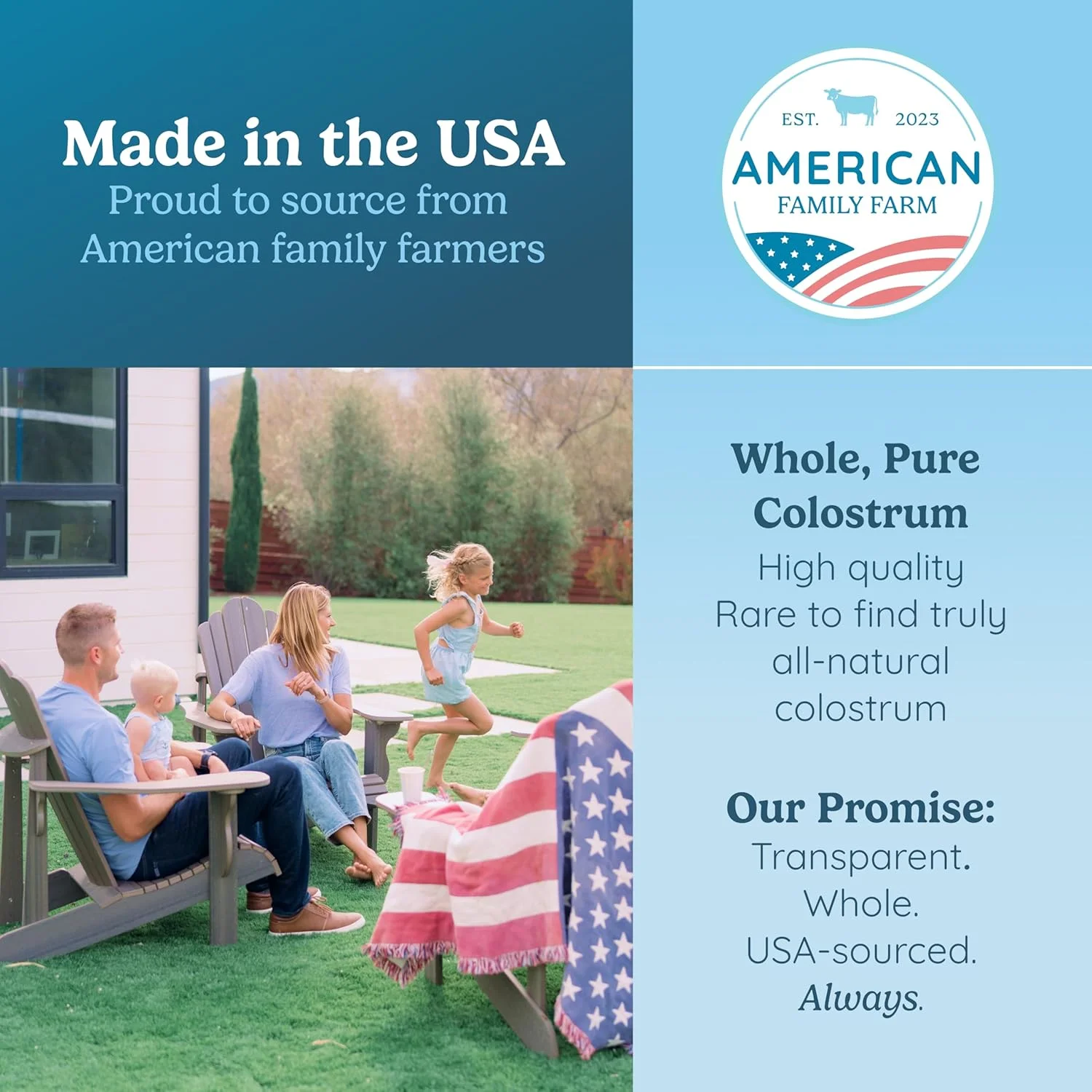 پودر مکمل آغوز گاو WONDERCOW برای سلامت روده، پشتیبانی از سیستم ایمنی، ریکاوری عضلات و سلامتی | آغوز خالص طبیعی گاو، سوپرفود، بدون طعم، 6