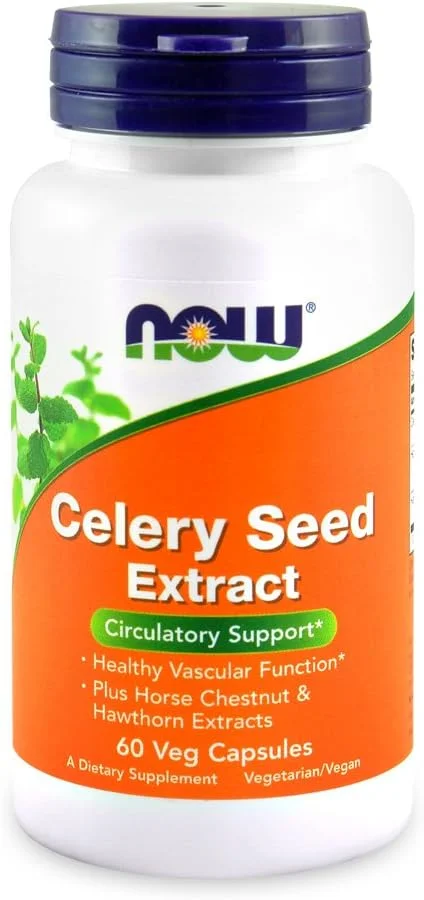 عصاره دانه کرفس Now Foods، 60 کپسول گیاهی عصاره دانه کرفس Now Foods، 60 کپسول گیاهی