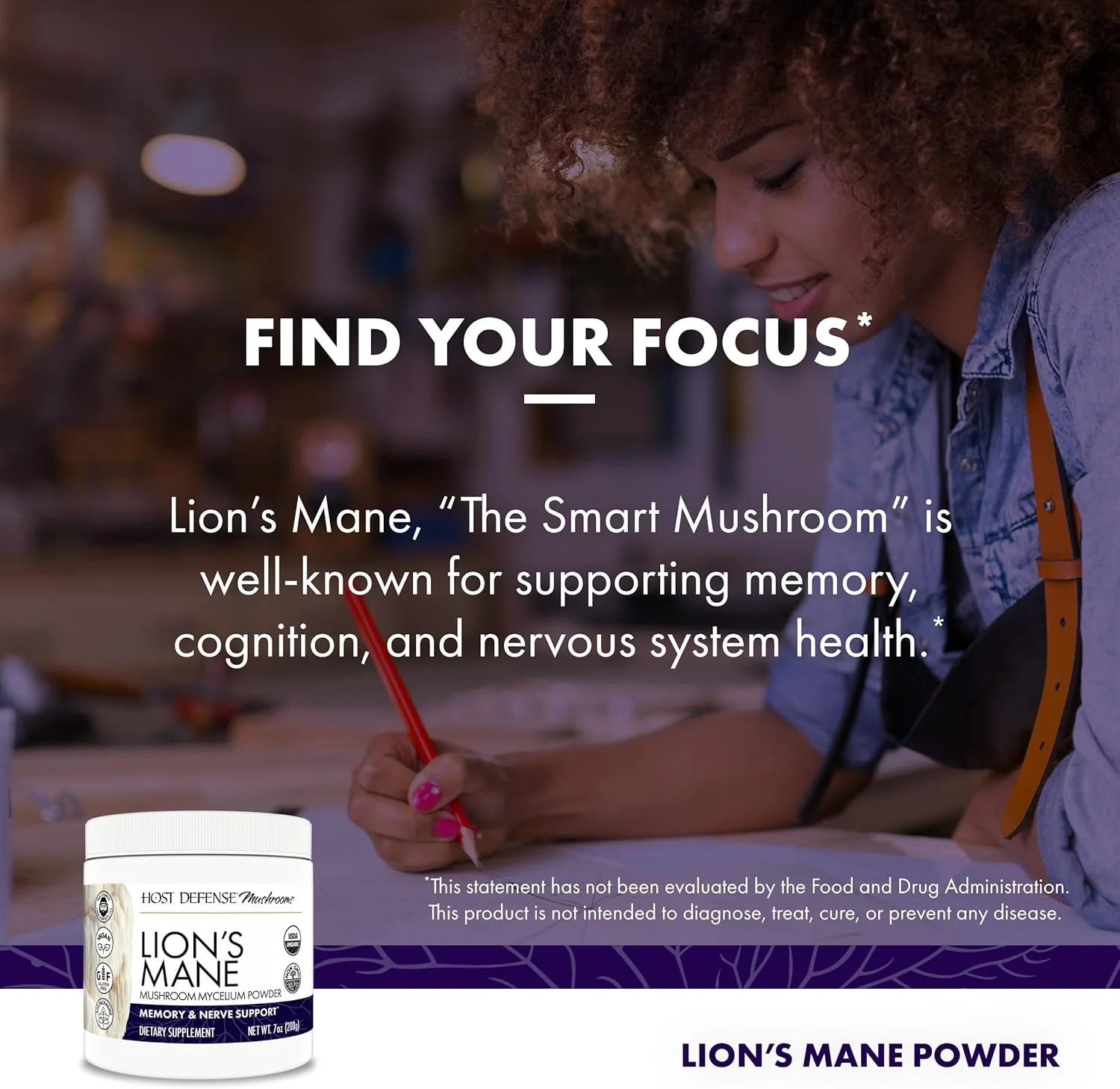 عصاره قارچ یال شیر برای تقویت مغز: این مکمل گیاهی قارچ از سلامت مغز، عملکرد عصبی و عملکرد غدد فوق کلیوی پشتیبانی می کند* عصاره قارچ یال شیر برای تقویت مغز: این مکمل گیاهی قارچ از سلامت مغز، عملکرد عصبی و عملکرد غدد فوق کلیوی پشتیبانی می کند*